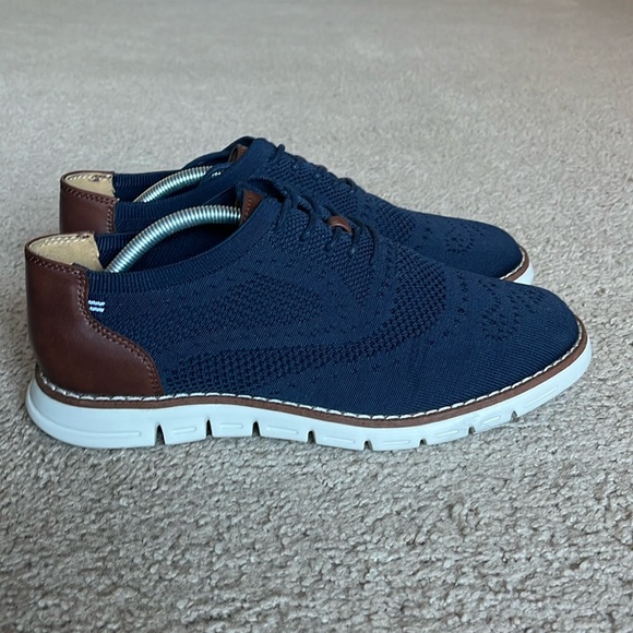 Nautica Men's Wingtip Oxford Lace-Up Sneakers - No Box - Picture 1 of 5